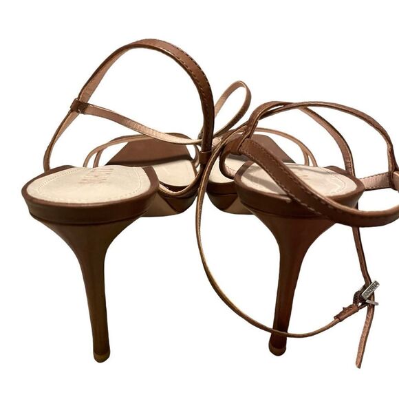 Schutz Tersa Ankle Strap Platform Sandals Walnut Size 10.5 NEW - Picture 5 of 6